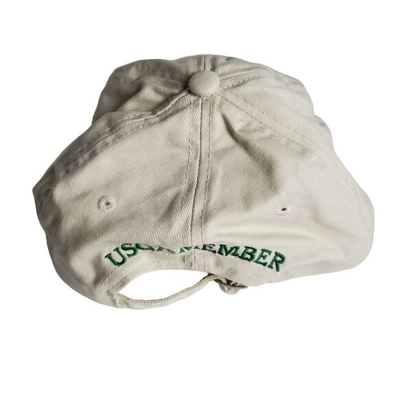 USGA Member Cap US Open Baseball Hat 2007 Oakmont Golf Athletic Khaki - Picture 2 of 7